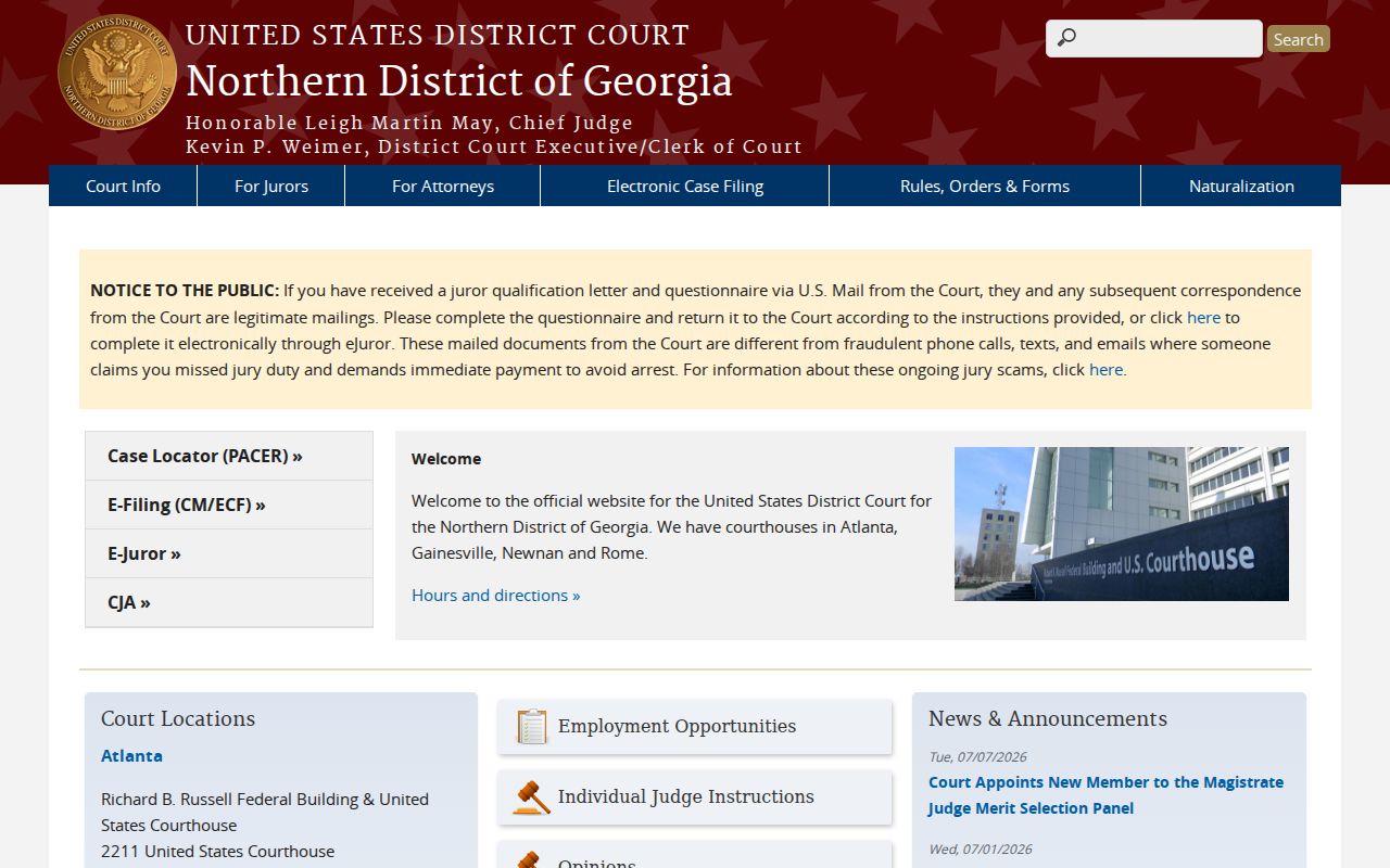 Rockdale County criminal court cases federal district source
