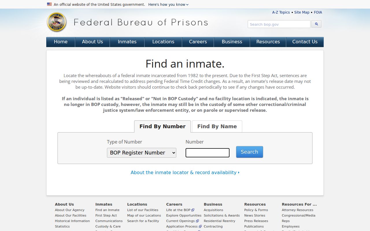 Rockdale County criminal history federal inmate locator