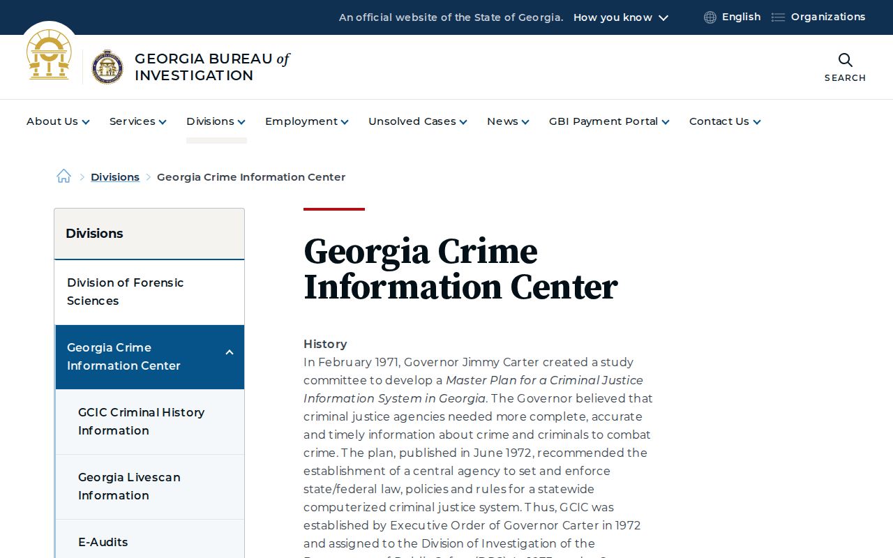 Rockdale County criminal history Georgia Crime Information Center