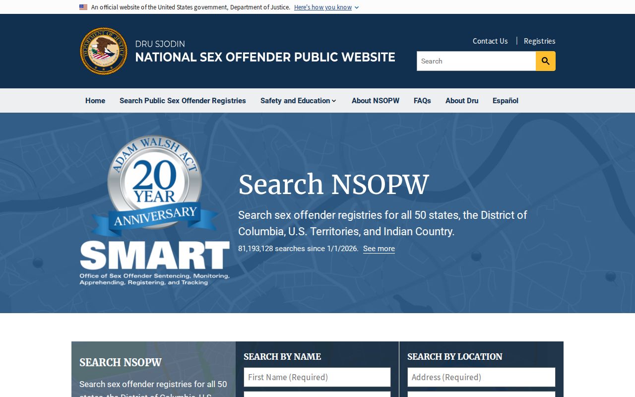 Rockdale County sex offender lookup through NSOPW